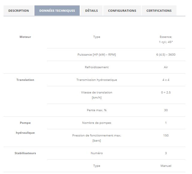 Machine géotechnique légère et maniable pour opérateur unique