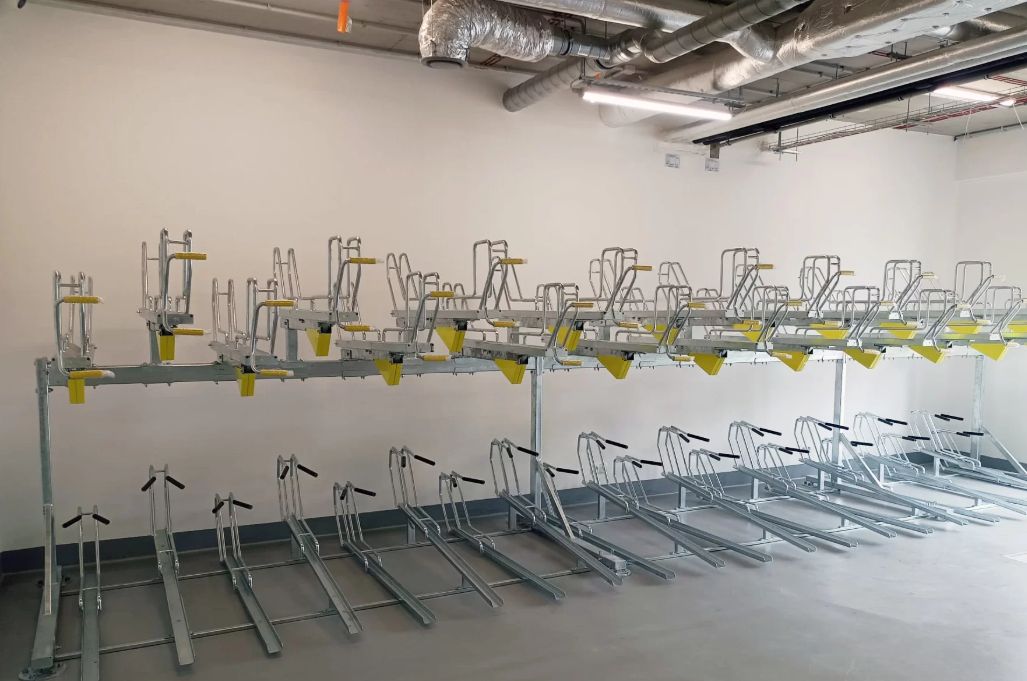 Rack à vélo double étage avec entraxe ajustable  375, 400, 450 ou 500 mm_5