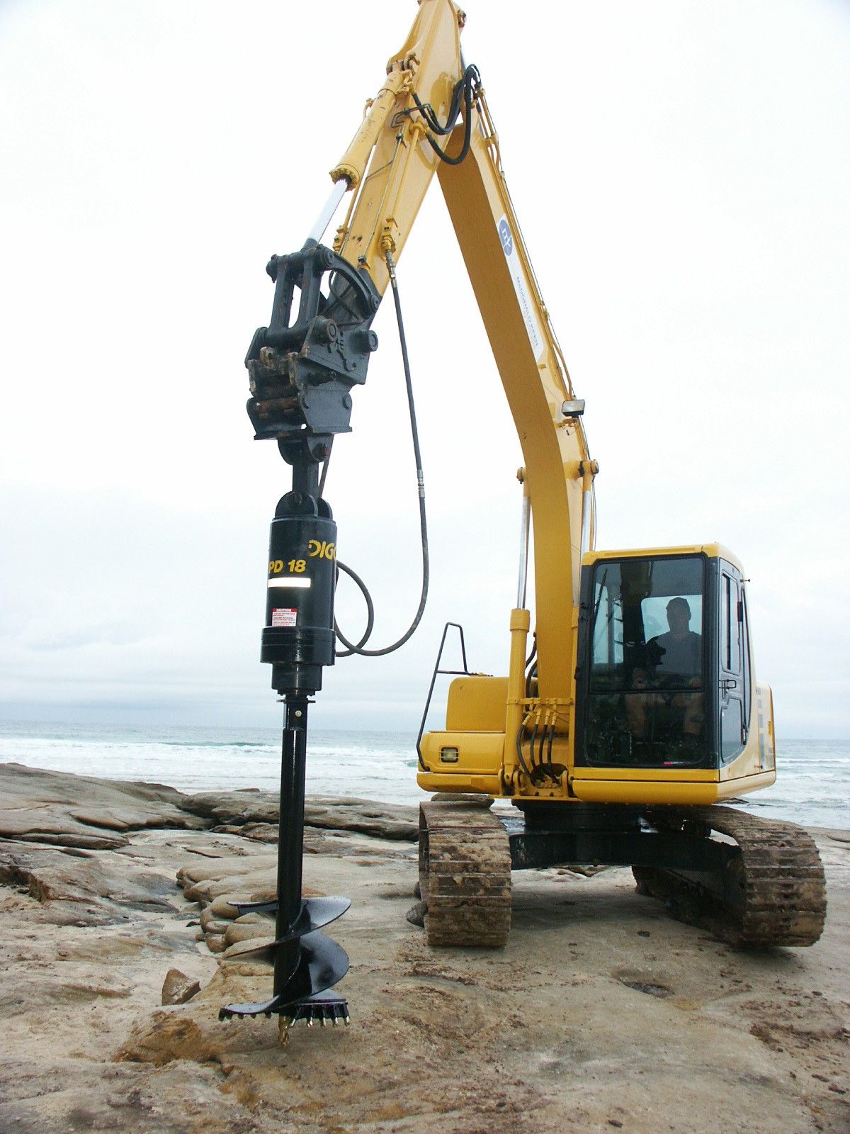 Tarière Digga - Pelles 1 à 50 tonnes - Garantie 3 ans - Diamètres de vrilles et attaches rapides_5
