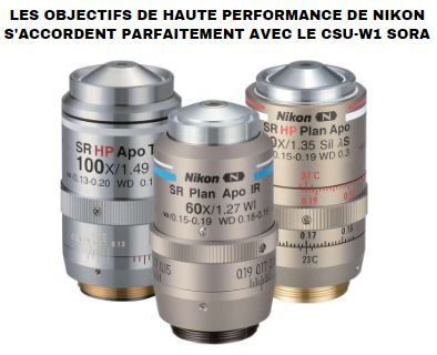 CSU-W1 SoRa : système confocal à balayage de disque tournant Yokogawa - résolution XY 120 nm - super-résolution et configurations flexibles_5