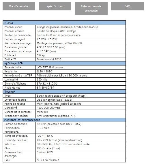 Tm-pc190 - ecrans tactiles - taicenn - résolution 1280 * 1080_5