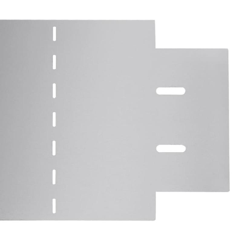 Vidaxl clôture de pelouse 20 pcs acier galvanisé 100x20 cm 274904_5