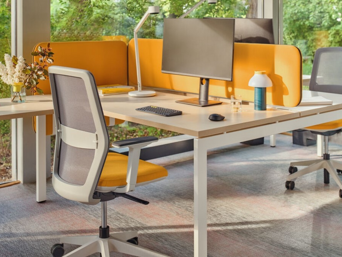 Bureau bench et individuel design contemporain - OGI U - ergonomique et modulable_5