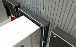 Sas d'étanchéité à toiles - Pour quais de chargement et déchargement avec camions de tailles variées - Partie frontale flexible et housse monobloc_5