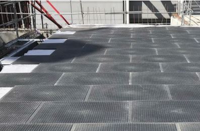 Plaques de protection de sol stabilisé - PVC mou recyclé, 24 kg, 19 tonnes/m²  - Disponible en vente et en location -Remopla (120)_5