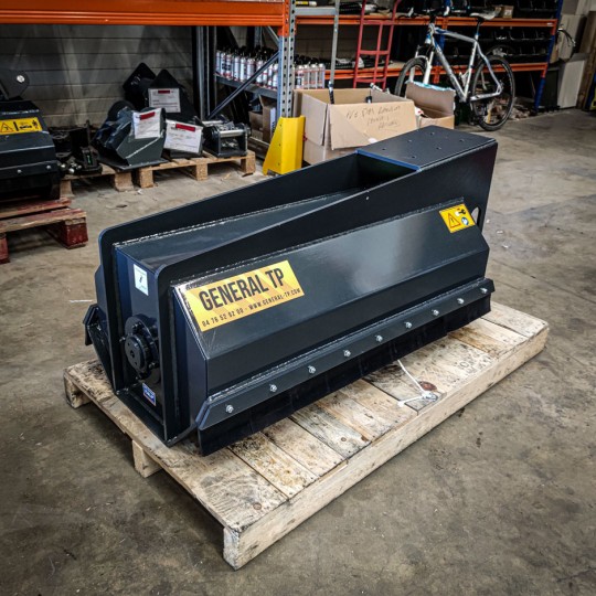 Débroussailleuse hydraulique avec moteur aluminium bidirectionnel