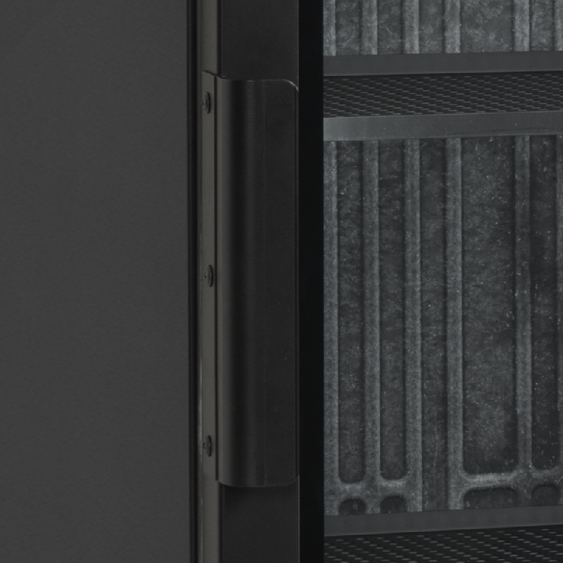 Vitrine réfrigérée noire - SCU1425H - finition élégante, porte vitrée réversible, froid ventilé, LED_5