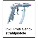 Cabine de sablage 220L - Pistolet sableur avec buses en céramique, hublot protégé, gants intégrés et accessoires inclus_5