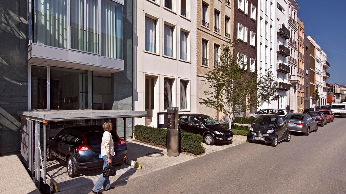 Parking mécanique souterrain escamotable à plateforme invisible pour 1 ou 2 places - Parklift 461_5