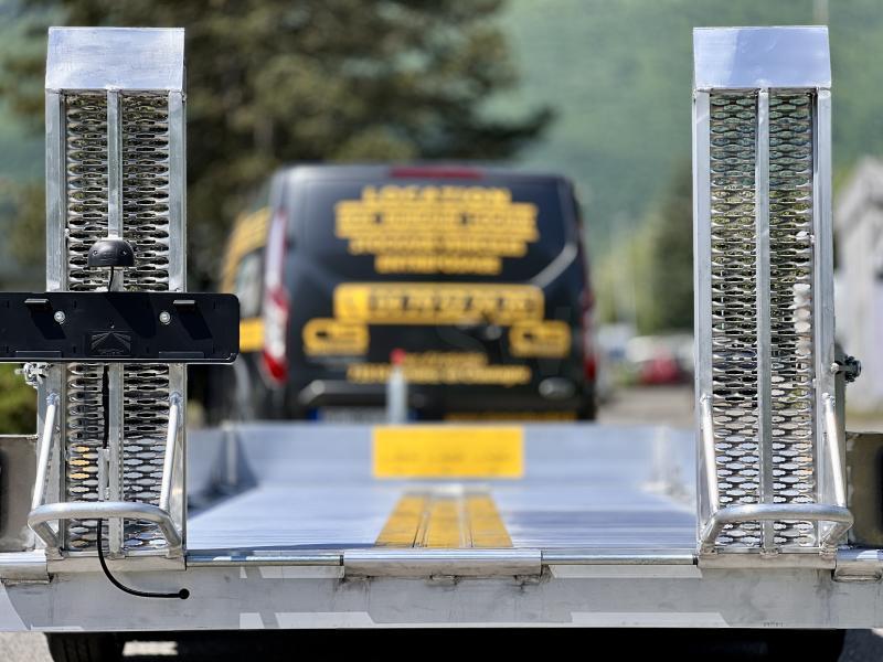 DEFINITIVE CLM Remorque porte engin aluminium 3T5 FLY35_5