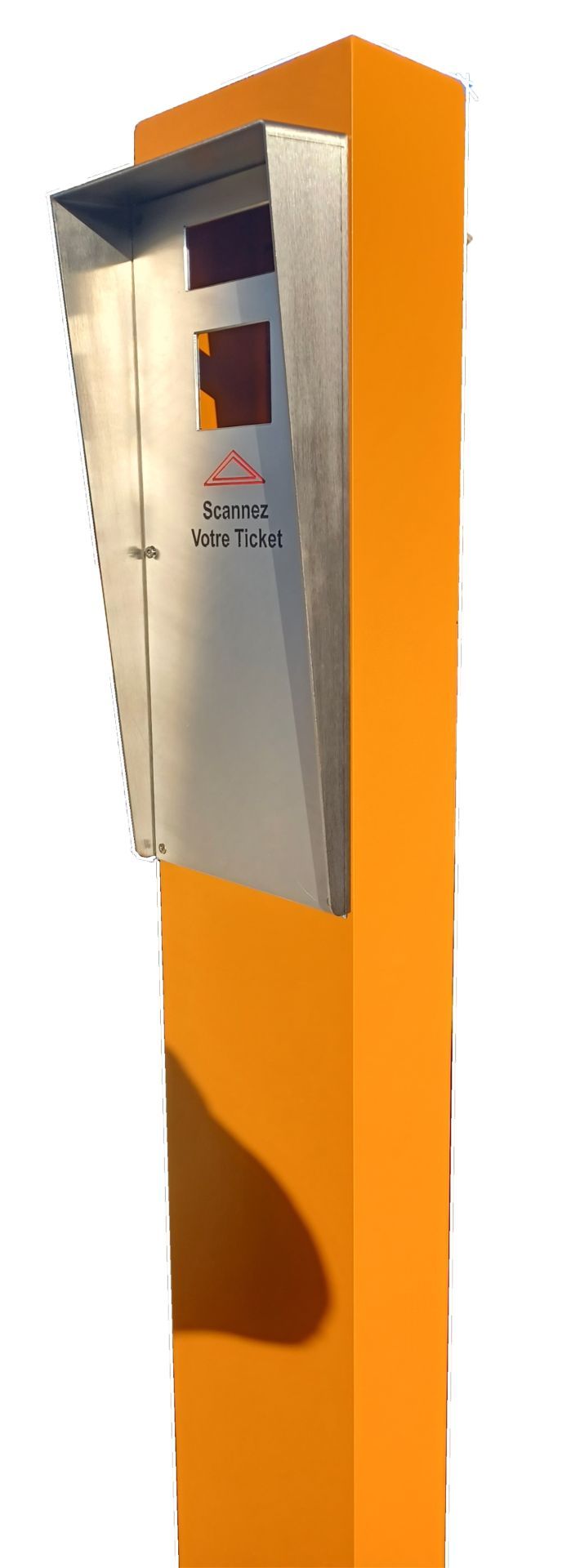 Automate de paiement parking acceptant cartes bancaires et espèces