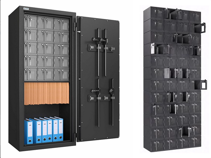 Gun Box - Hartmann - Armoire forte sur-mesure pour Police et Gendarmerie avec compartiments séparés_5