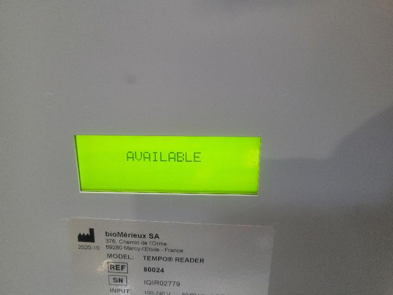 Automate / Système d'énumération des micro-organismes BIOMERIEUX TEMPO READER + 2 x FILLER_5