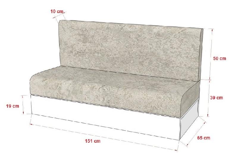 Armoire lit escamotable Genius Sofa - Blanc Mat Canapé Gris - Couchage 140x200 cm avec ouverture assistée_5