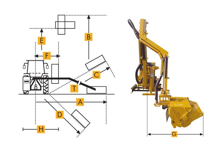 M600AX M548ASX - Broyeur forestier Marolin - 120-125 cm - Débroussailleuse hydraulique semi-professionnelle_5