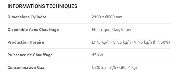 G21.50 - Sécheuse-repasseuse - GMP SRL - Cylindre 2100 x Ø500 mm - Haute productivité et design innovant_5