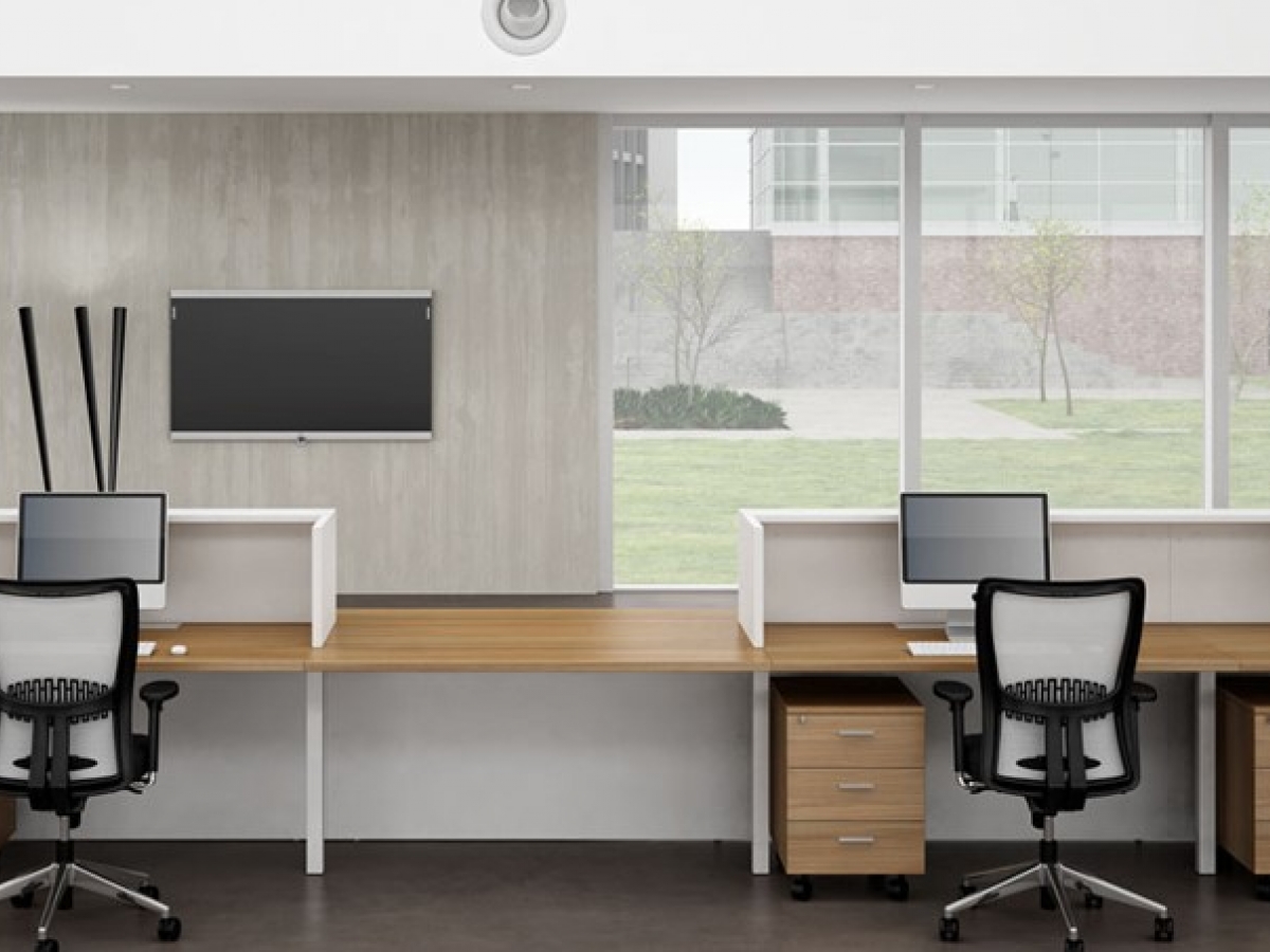 Banque d'accueil en bois Z2 - Modulable, éclairage LED et finitions personnalisées_5