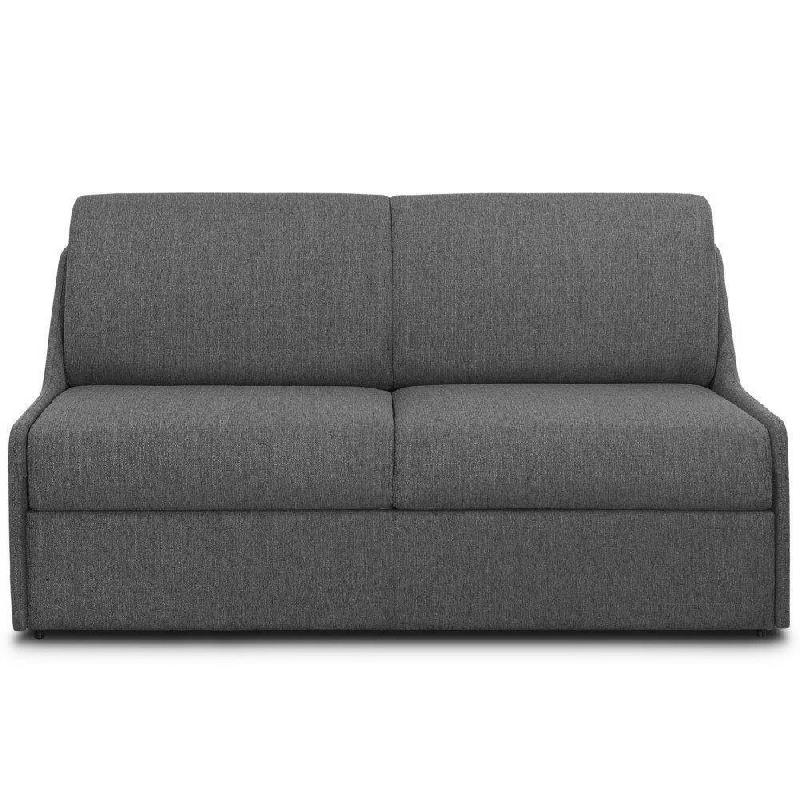 Canapé lit Ristretto Express Compact 120 cm - Matelas 16 cm en tissu tweed gris graphite_5