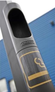 Cendrier sur pied - Vidage propre et rapide - Tube acier Ø 76 mm - Tête en aluminium moulé - Hauteur 600 mm - Verrouillable par clé triangle_5