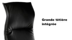 Fauteuil Président BRICE cuir synchrone - cuir noir_5