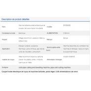 Sfm2632e - coupe industrielle - Bohyar - alimentation électrique 0,08 mm/r - machine taillante et coupe froide de tuyau_5