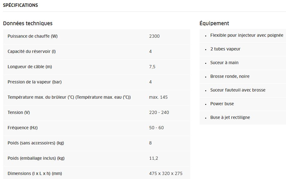 SG 4/4 - Nettoyeur vapeur professionnel Kärcher - Réservoir 4L - 1.092-104.0 - Pression vapeur 4 bar_5