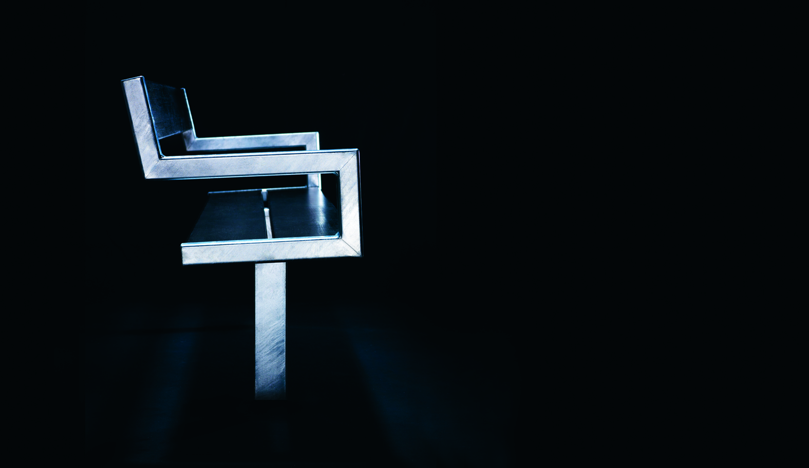 Banc public Pixbo réf 8037076 - Hags - Noir/Galvanisé - Scellement béton_5