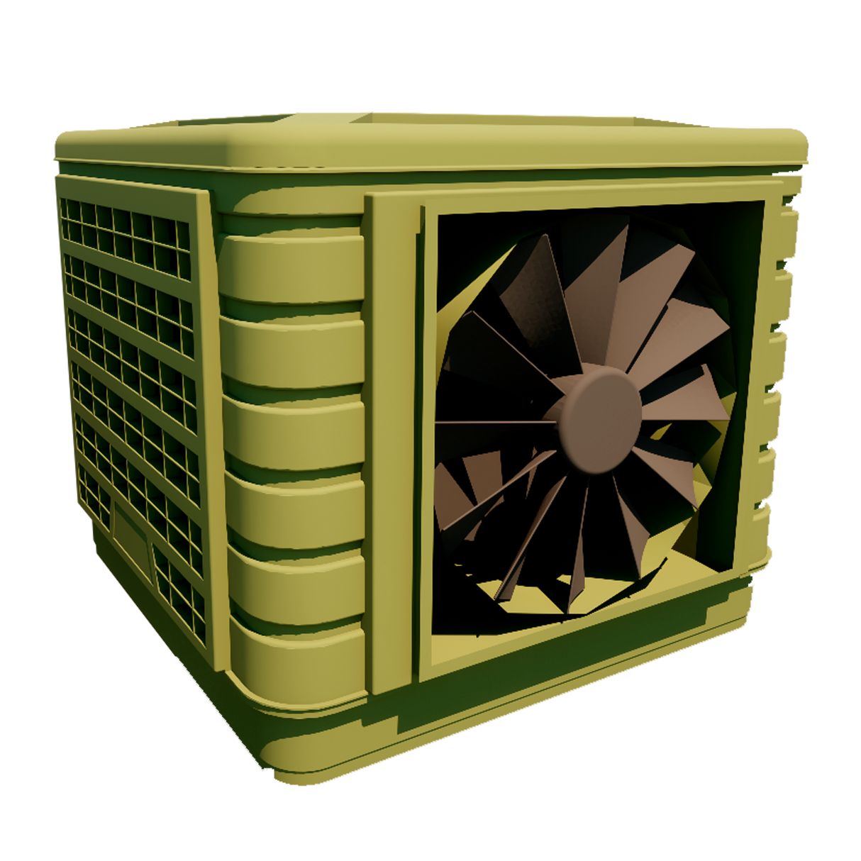 Climatiseur évaporatif industriel ECO COOLER - Ventilateur axial, débit de 10 080 m3/h à 19 080 m3/h_5