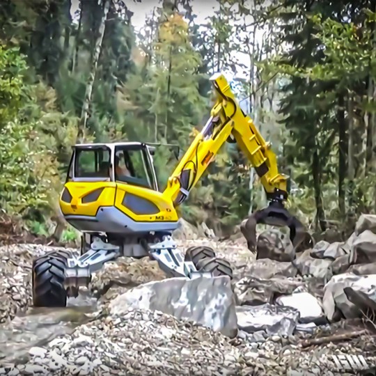 Pince d'enrochement Série GMPMT - Compatible pelle 1.5 à 18 tonnes - Marque GENERAL TP_5