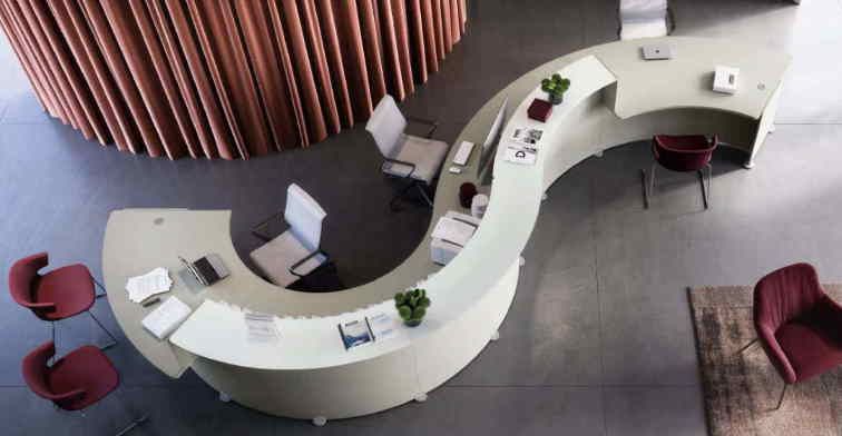 Réception-Glass - Banque d'accueil italienne haut de gamme avec modules PMR et finitions personnalisables_5