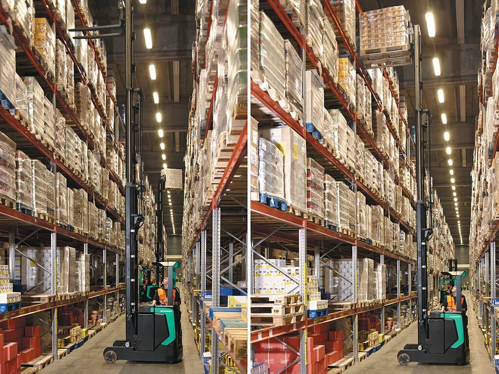 Chariot à mât rétractable RB14-25N2 - Électrique, 1.4 à 2.5T, levée de 4.8 à 13M_5