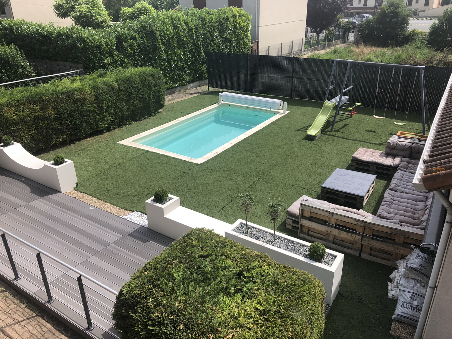 Jardinière avec assise en résine Ultra® - sur mesure, résistante aux UV et aux chocs, intérieur/extérieur_5