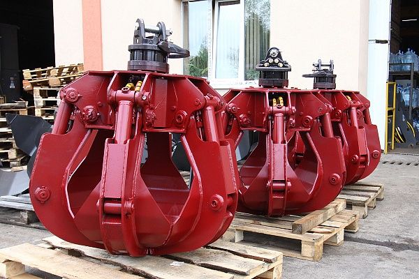 Grappin à ferraille pour engins de chantier