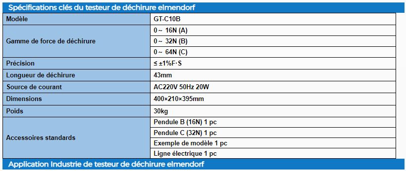 Testeur de déchirure à pendule tombant - Gester GT-C10B - poids : 30 kg_5