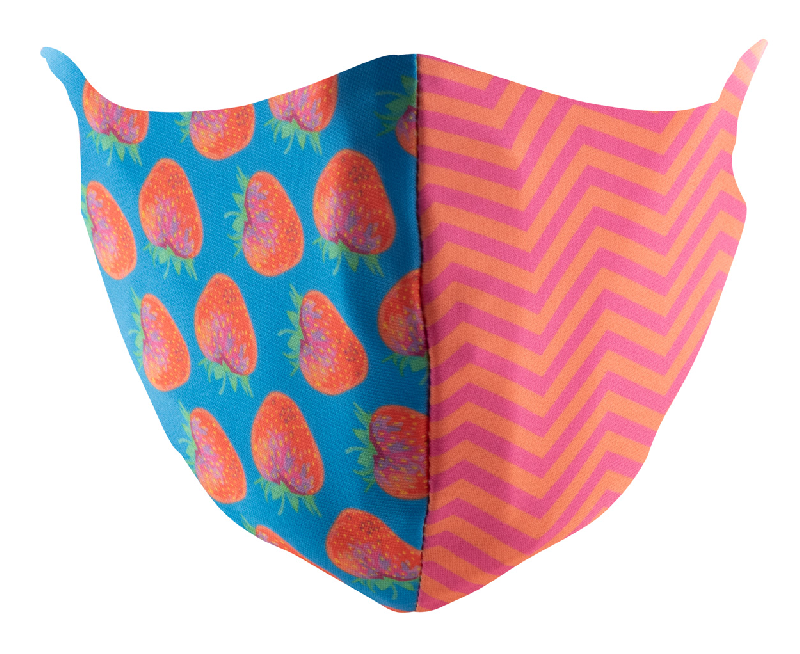 Masque facial personnalisé - Lavable, réutilisable, ajustable - Impression sublimation - Taille adulte_5