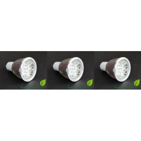 Lot de 3 ampoules LED GU10 - 4W haute intensité - Blanc neutre - GreenSensation_5