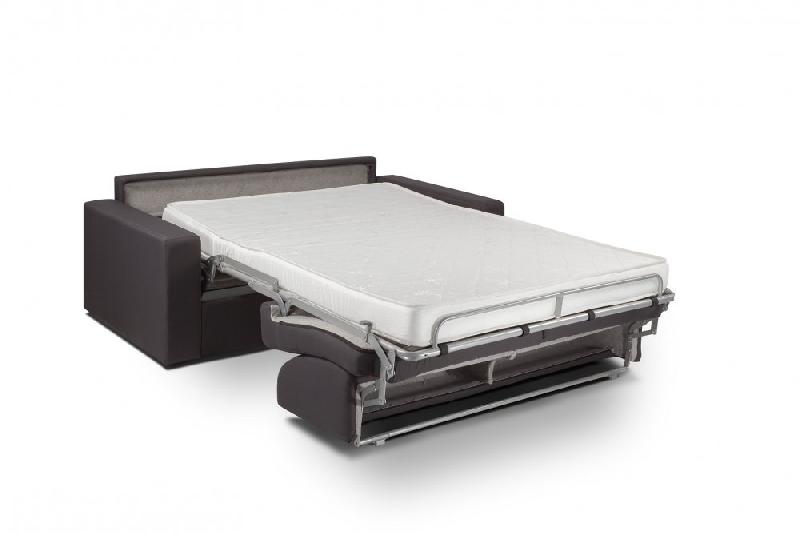 Canapé convertible Midnight Express 120 cm - Matelas 16 cm mousse polyuréthane - Revêtement noir_5