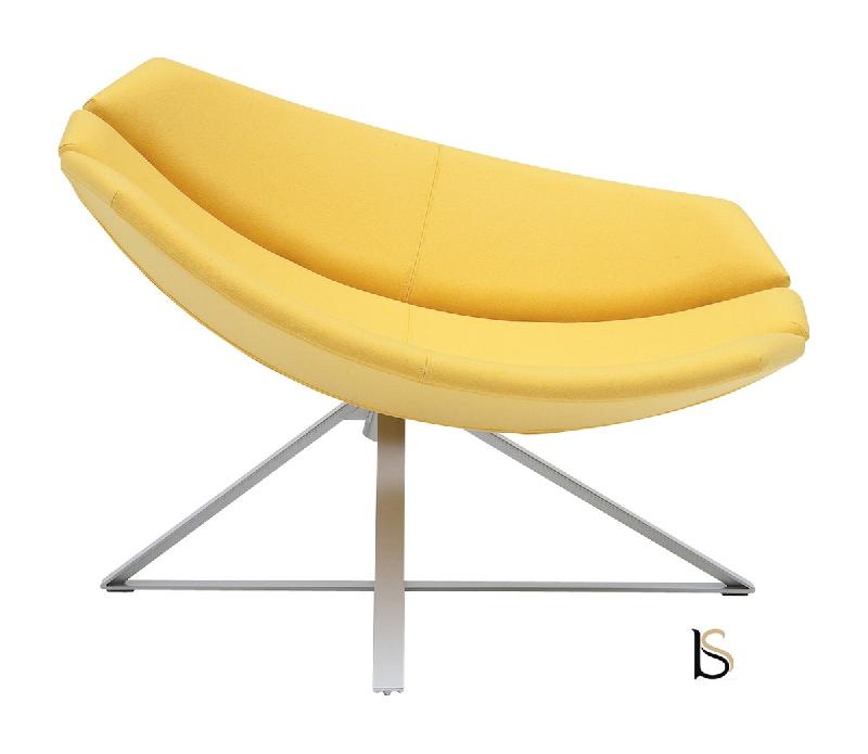 Fauteuil Radar - Softline - Felt Jaune 579_5