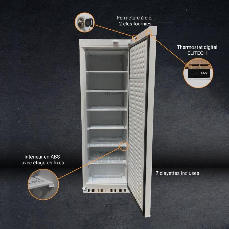 Armoire congélateur laquée blanc 400 litres | L2g - AW-RN400_5