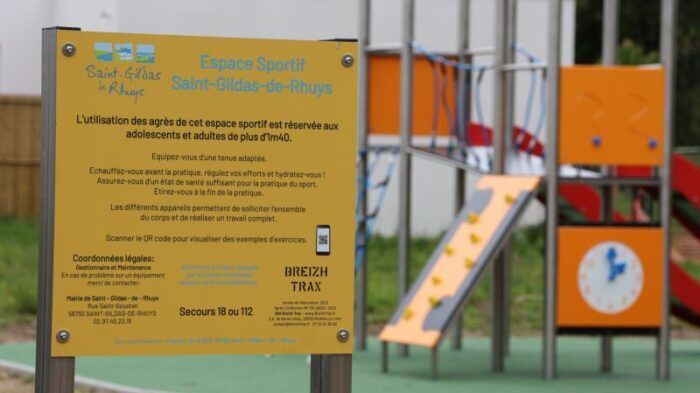 Panneau d'affichage pour aire de jeux et espace sportif - Référence BTPAN001 - Personnalisable et en alu dibond_5