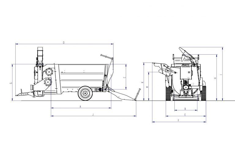 Pailleuses agricoles compactes TX47 / 57 / 67 / 87 / 107XL - EUROMARK - Capacité utile de 3.8m³ à 9.66m³ avec options POWERDRIVE et S.D.E._5