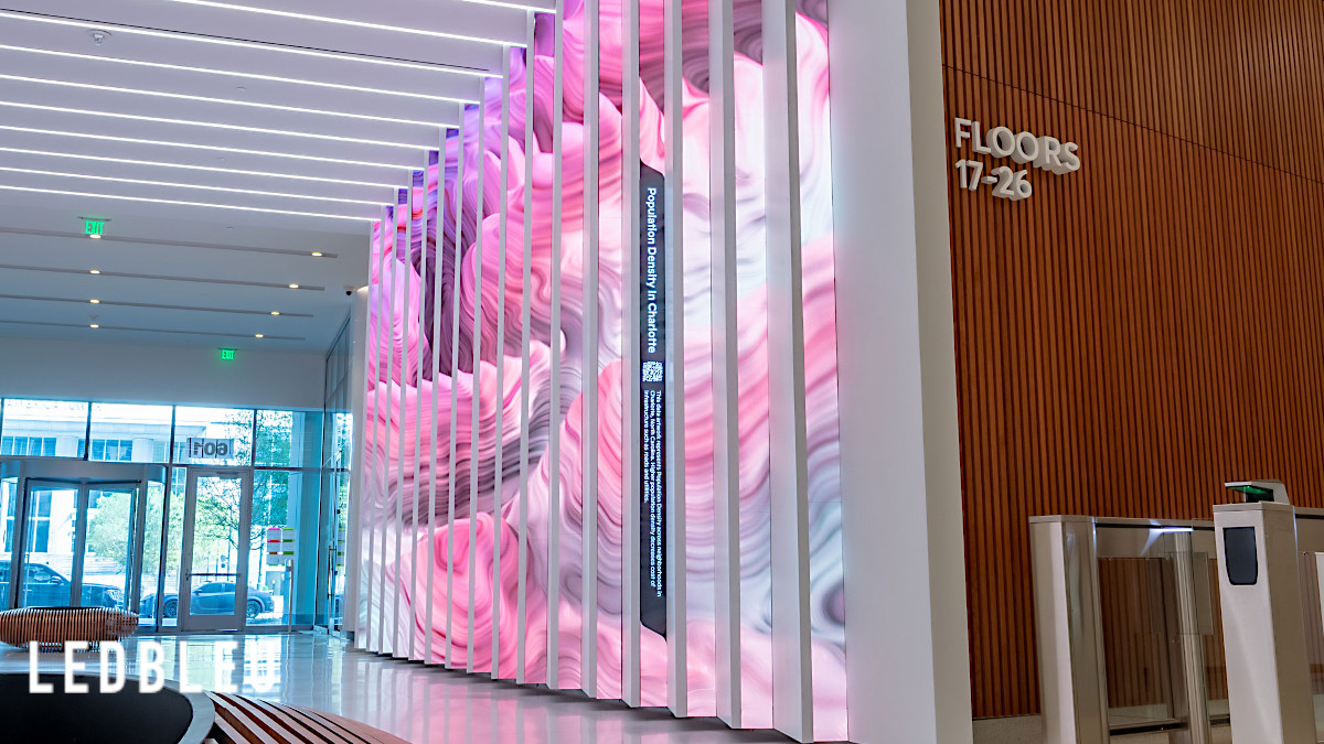 Ecran d'intérieur LED PANTHERE pour aménagement architectural -COB 2K - Pack - 108