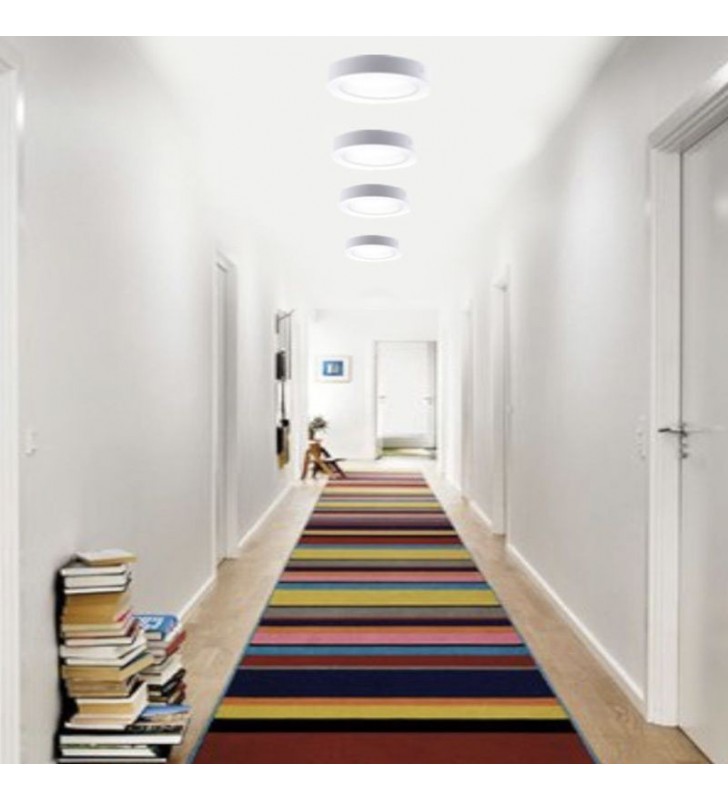 Plafonnier LED 20W - intérieur rond - 120° - réf DOSAI20W6K - design moderne et éclairage homogène_5