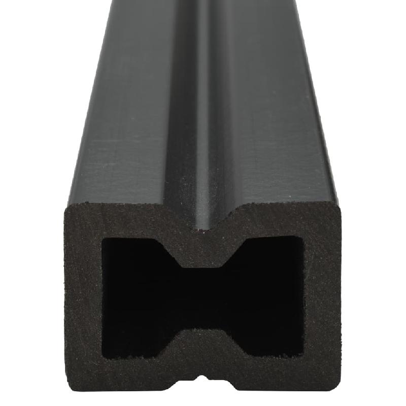 Vidaxl panneaux de terrasse creux et accessoires wpc 30 m² 4 m teck 275729_5