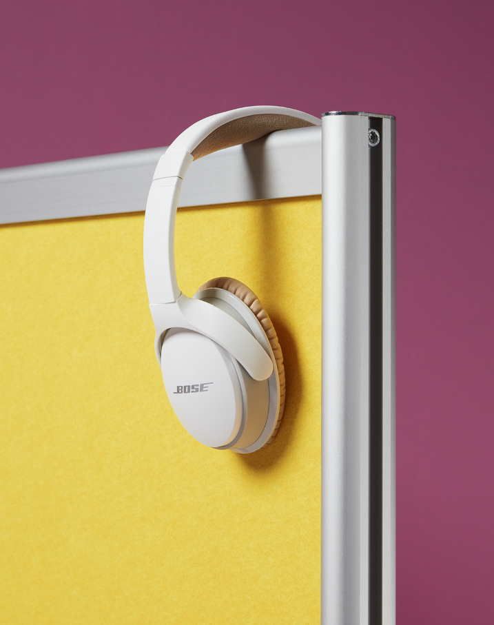 Cloison acoustique TEN-LIMIT - modulable avec cadre aluminium et panneau en fibres PET recyclé_5