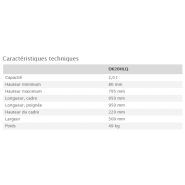 Cric rouleur DK20HLQ - AC Hydraulic - haute levée pour SUV et camionnettes - capacité 2,0T_5