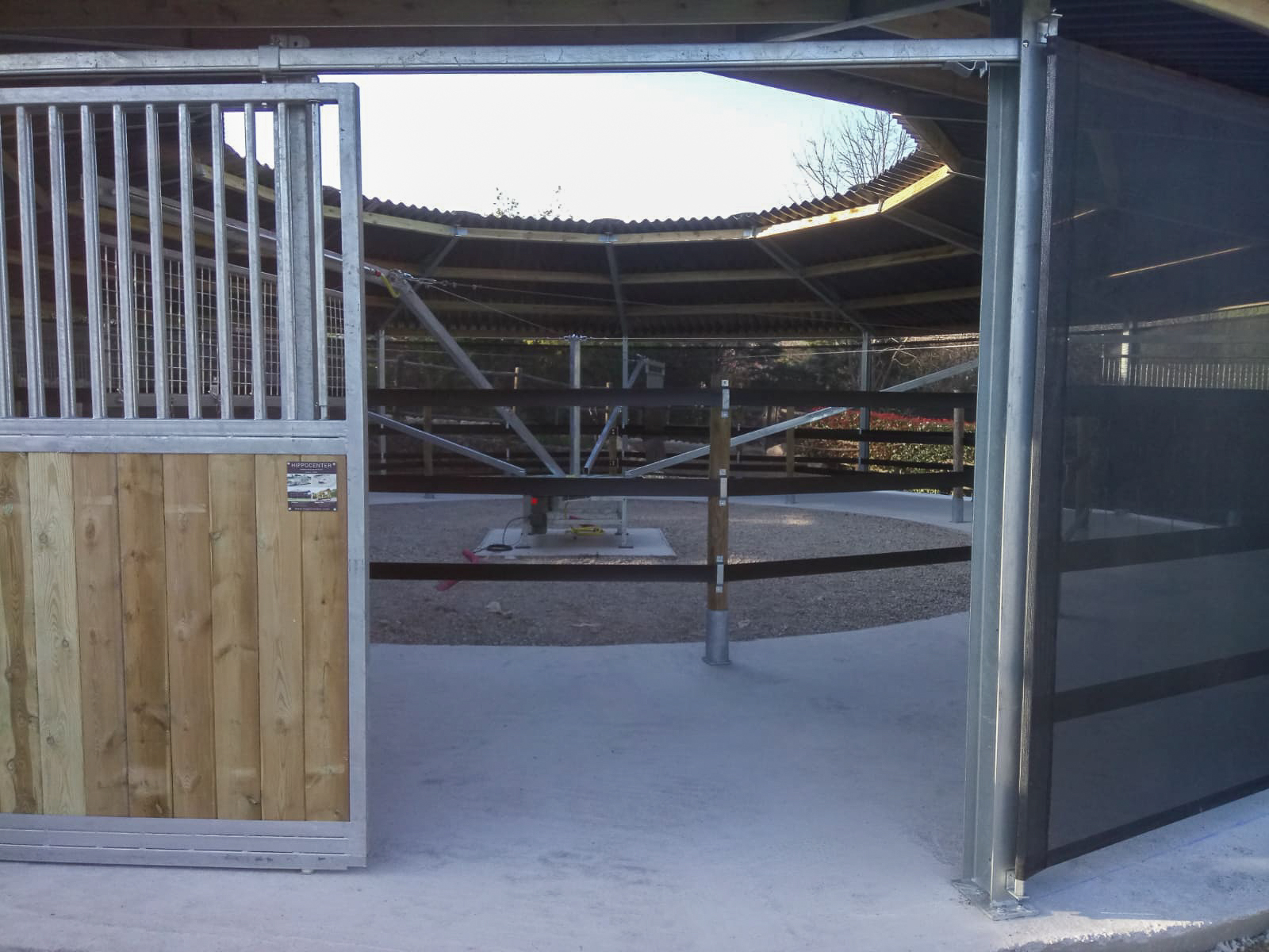 Marcheur pour chevaux version Premium - Structure en IPE acier - 5 mètres de large_5