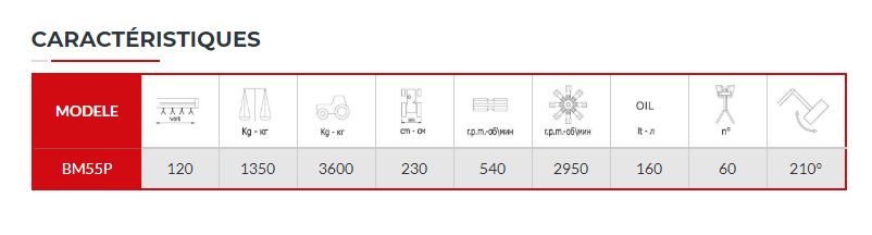 Bm55p épareuse - becchio & mandrile - portée horizontale de 5,50 m_5