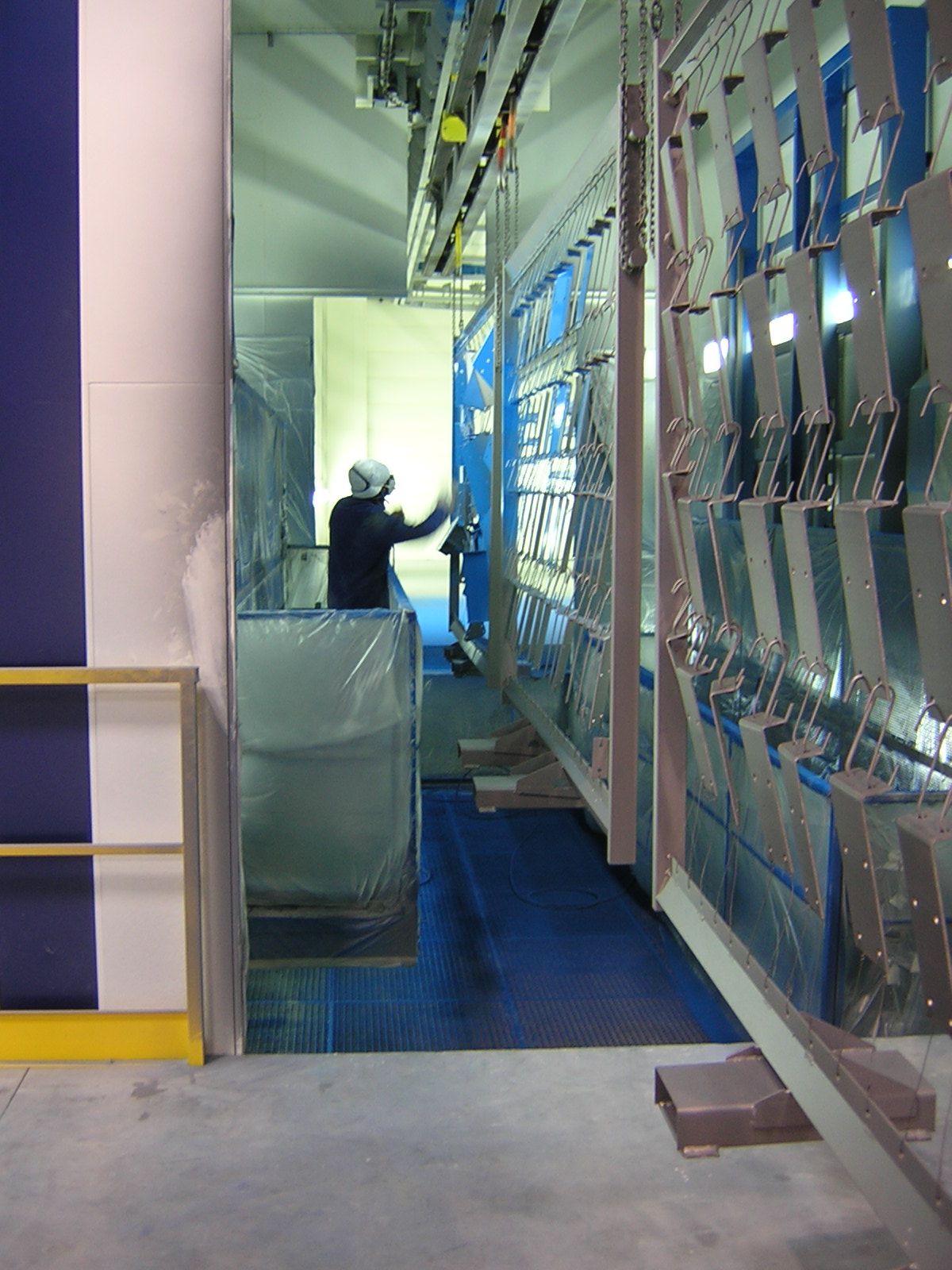 Cabine de peinture industrielle avec chauffage toutes énergies