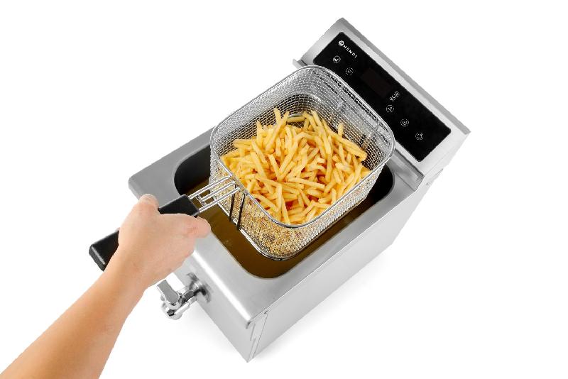 Friteuse à induction avec robinet de vidange 8L 230V HENDI_5